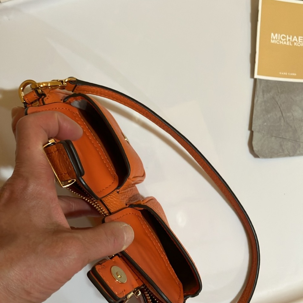 Michael Kors ZOE orange punch Pochette - Picture 11 of 13